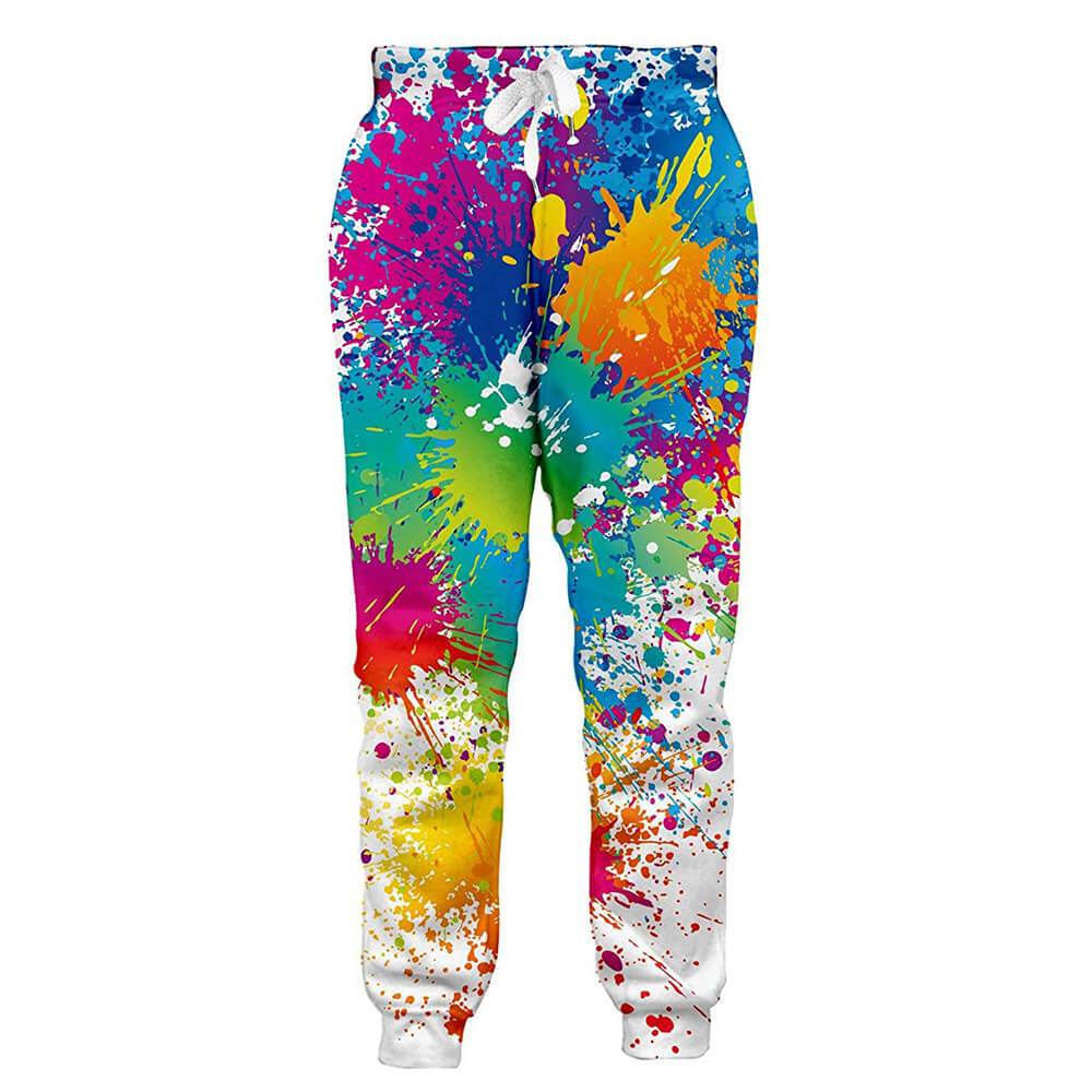 Streetwear Brand China - PLstar Cosmos markowe spodnie Paint Splatter