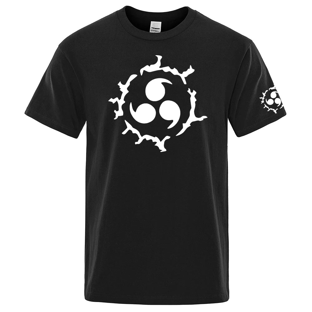 Streetwear Brand Logo - Męska koszulka NARUTO z krótkim rękawem,