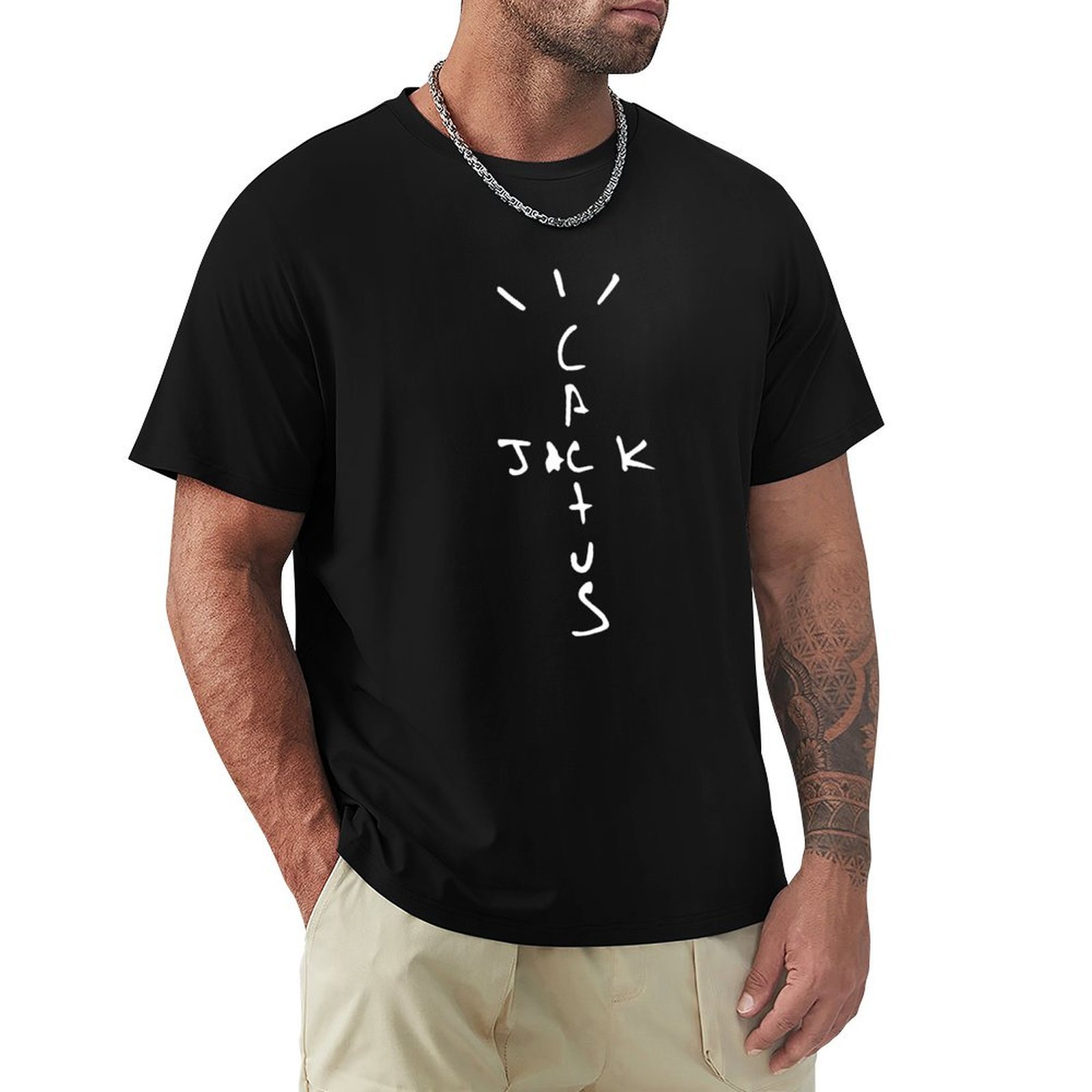 Cactus Jack Tee - Najlepsze logo Jack Cactus T-Shirt Letni