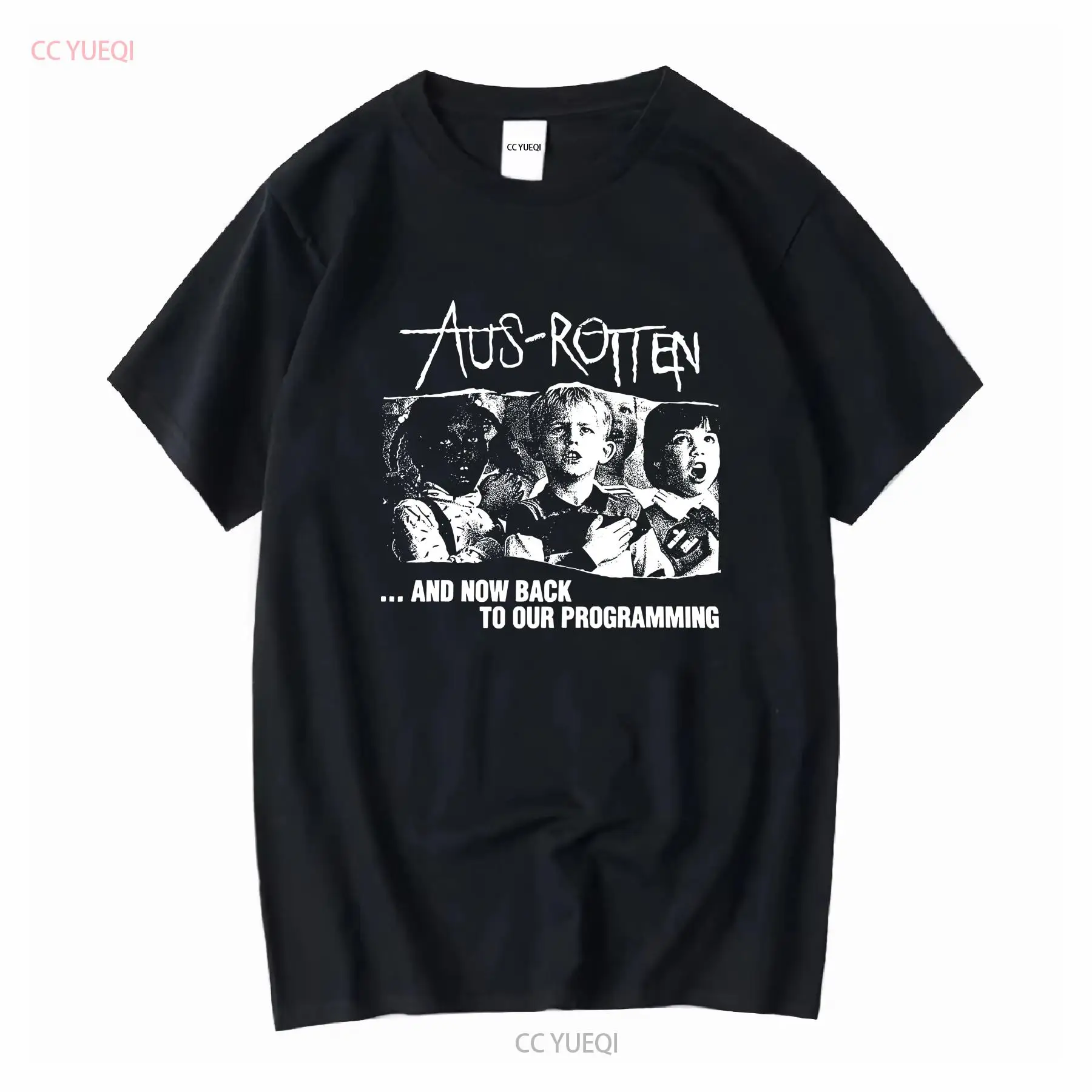 Streetwear Brand Graphic Designer - Koszulka Aus Rotten Crust, nowa, czarna,
