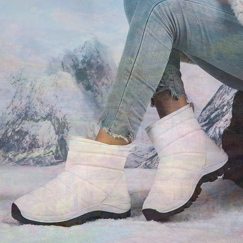 Streetwear Brand Popular - Antypoślizgowe termo starsze tenisowe damskie buty