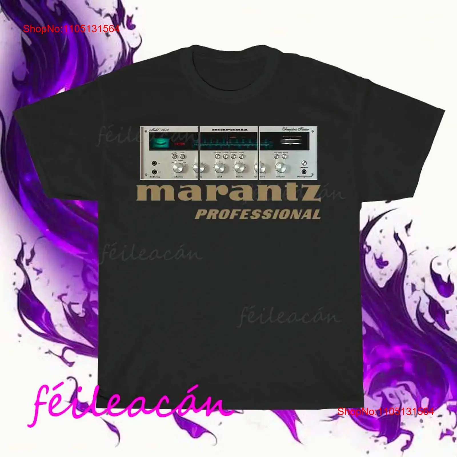 Streetwear Brand China - Nowa koszulka Marantz z logo wzmacniacza,