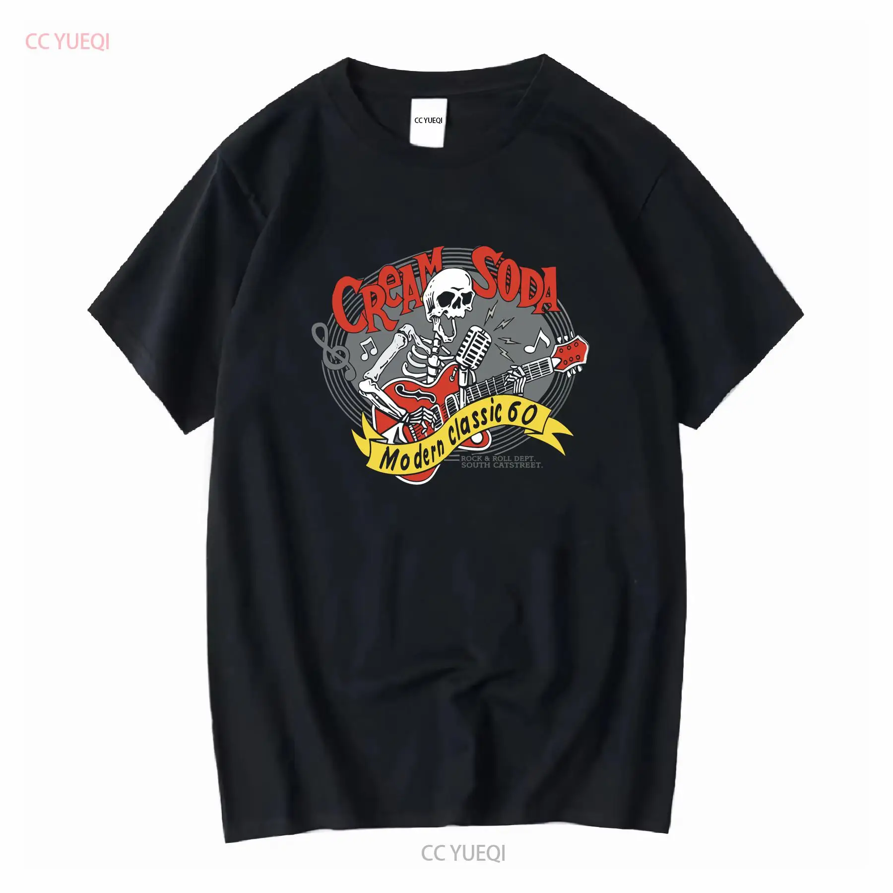 Streetwear Brand China - Koszulka Cream Soda Rock Roll, japońska