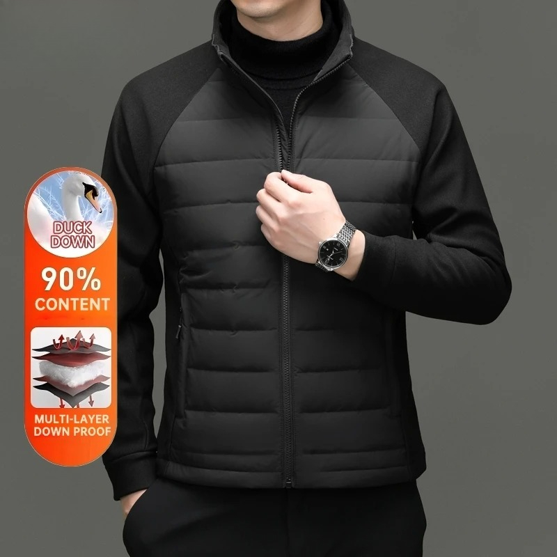 Streetwear High End Brand - Wysokiej jakości kurtka puchowa męska, casualowa,