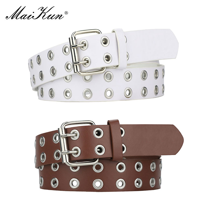 MaiKun damskie pasy Punk Goth  – Streetwear Brand Belts recenzja i cena
