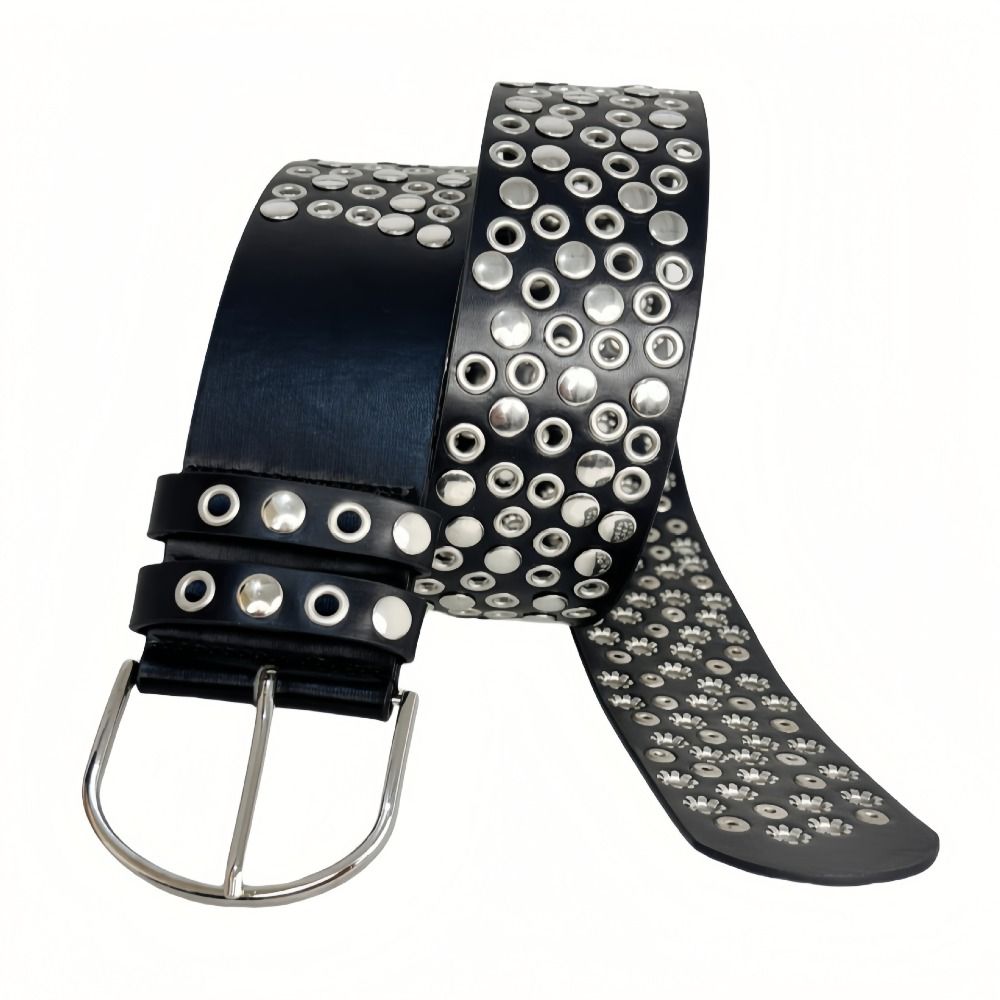 Pasek punkowy z oczkami i nita – Streetwear Brand Belts recenzja i cena