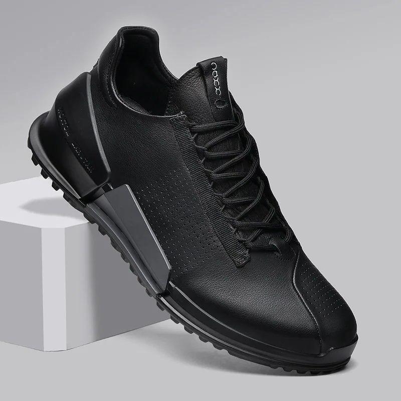 Modne męskie buty ze skóry nat – Streetwear Brand Popular recenzja i cena