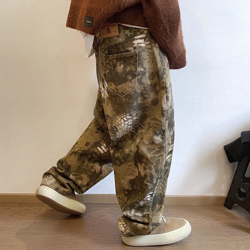 Nowe męskie eleganckie dżinsy  – Streetwear Brand Popular recenzja i cena