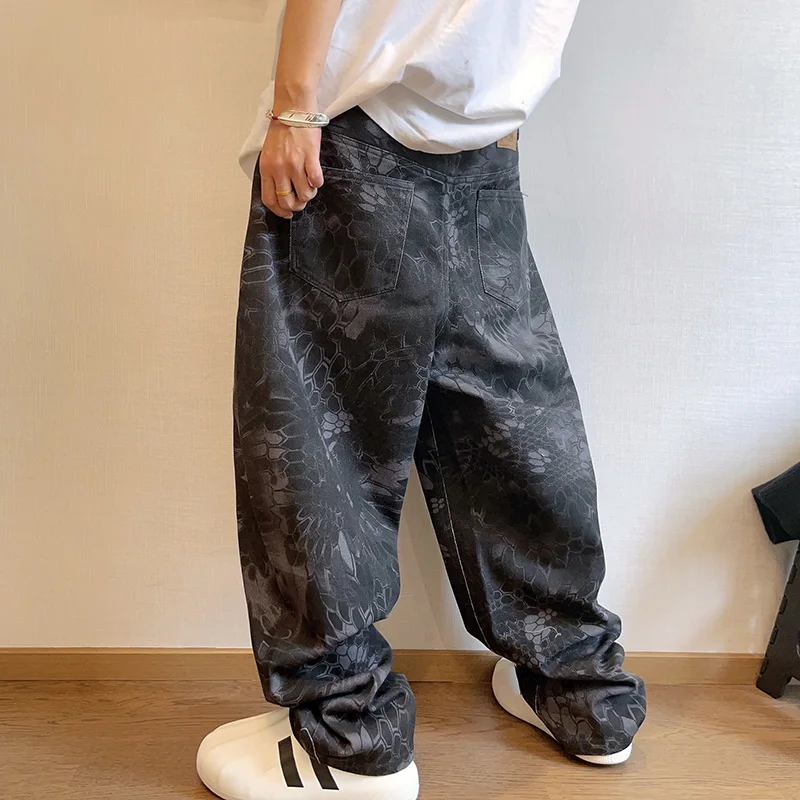 Nowe męskie eleganckie dżinsy  – Streetwear Brand Popular recenzja i cena