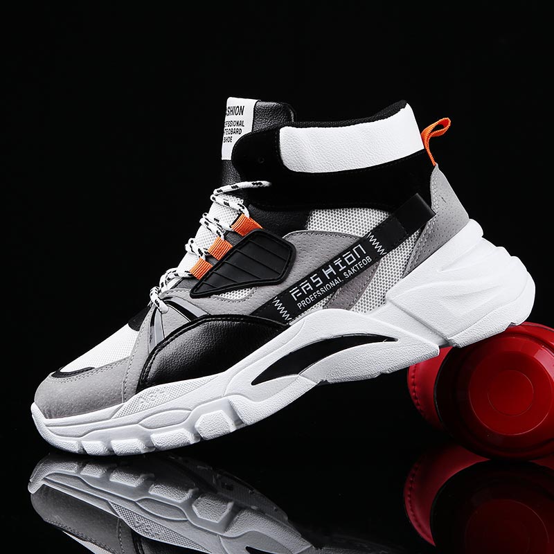 Hightop letnie męskie buty spo – Streetwear Brand Popular recenzja i cena