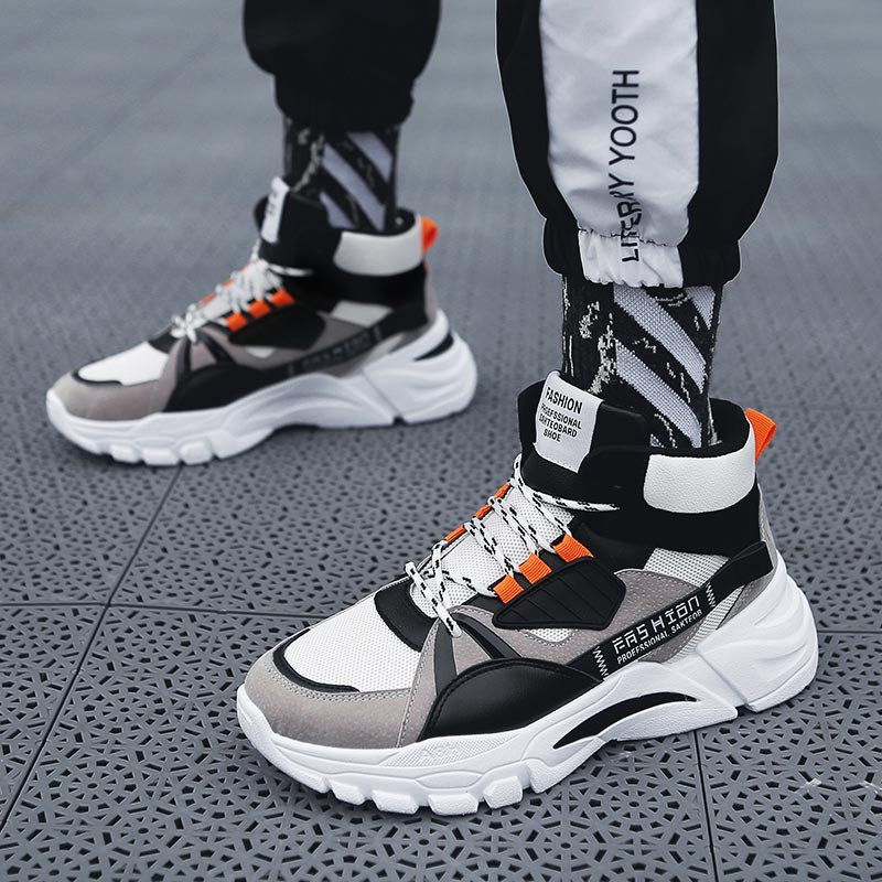 Hightop letnie męskie buty spo – Streetwear Brand Popular recenzja i cena
