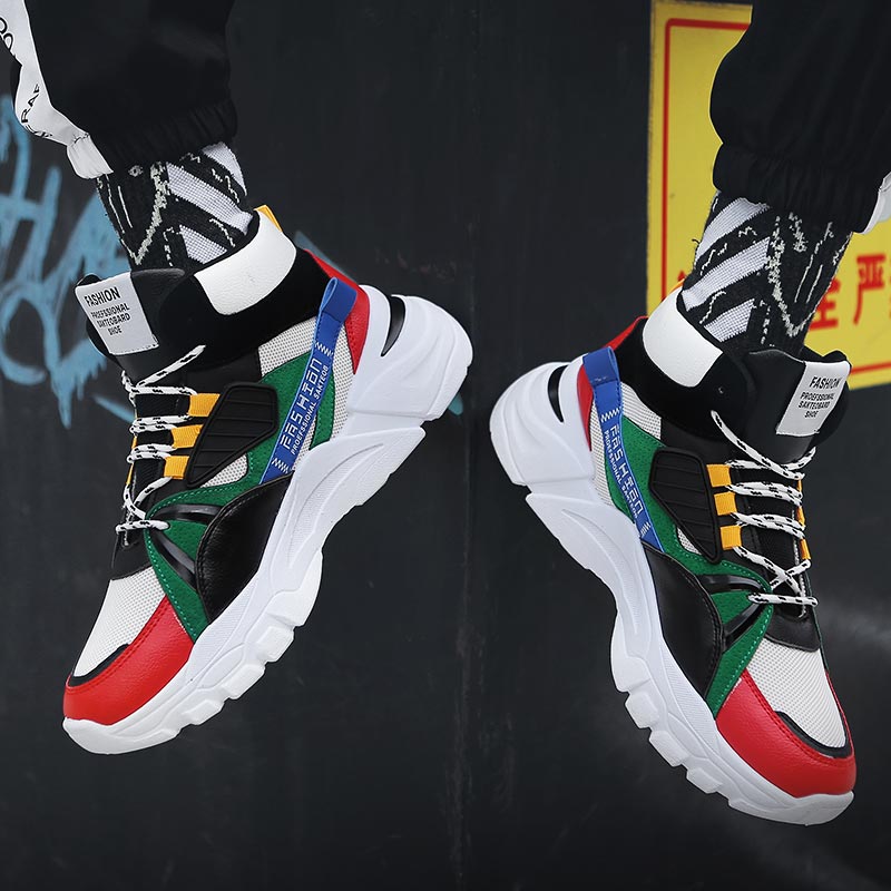 Hightop letnie męskie buty spo – Streetwear Brand Popular recenzja i cena