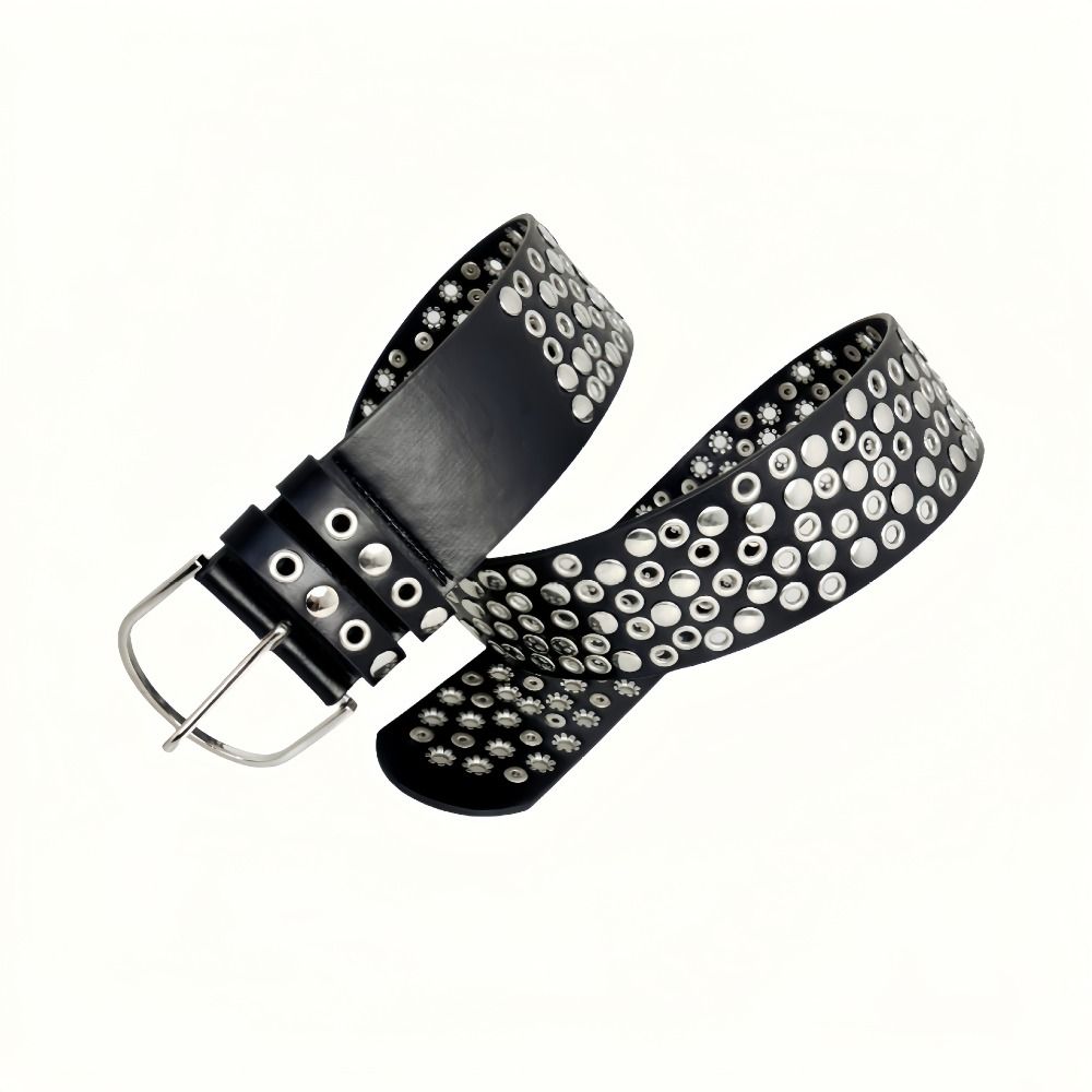 Pasek punkowy z oczkami i nita – Streetwear Brand Belts recenzja i cena