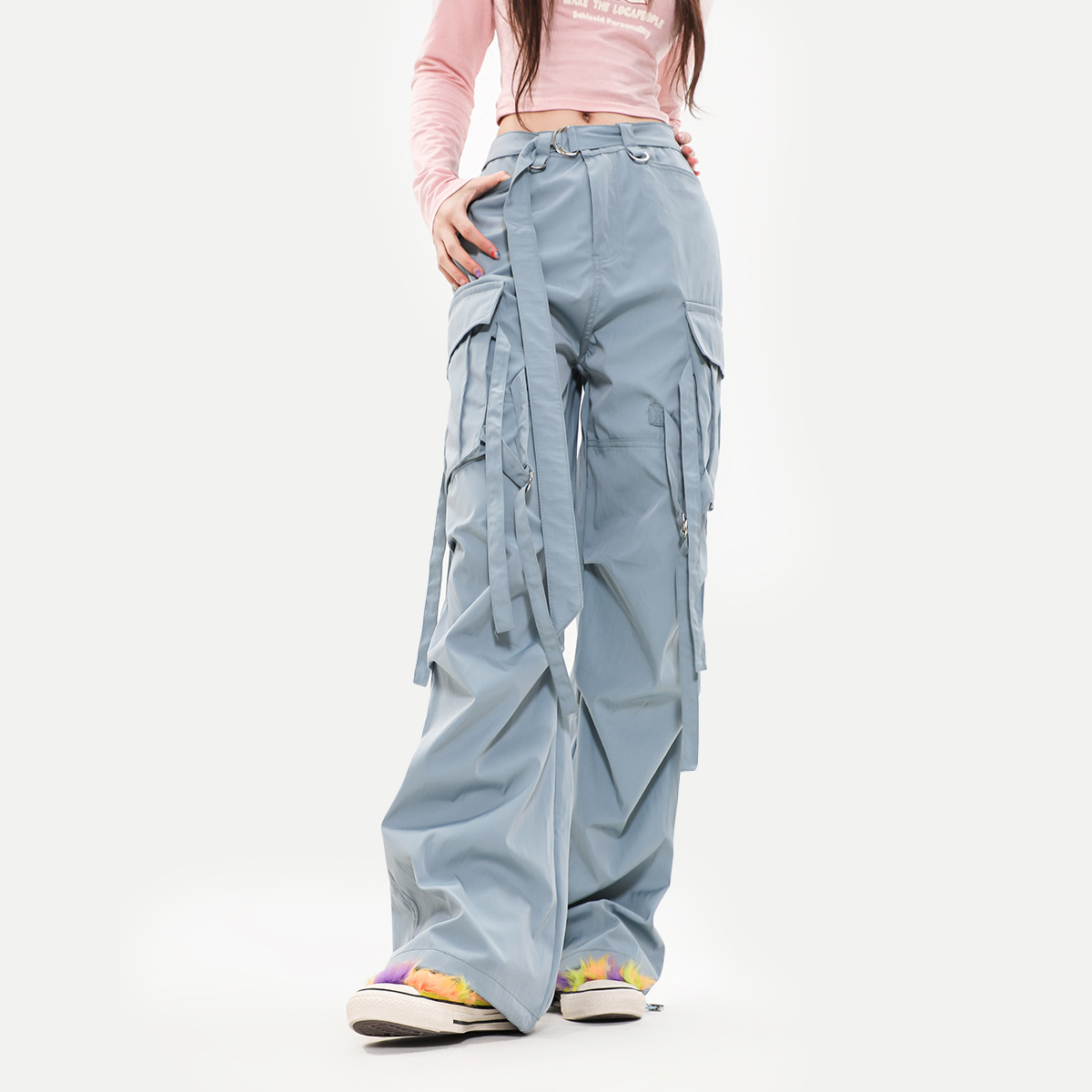 Spodnie cargo damskie OR FL Ni – Streetwear Brand Niche recenzja i cena
