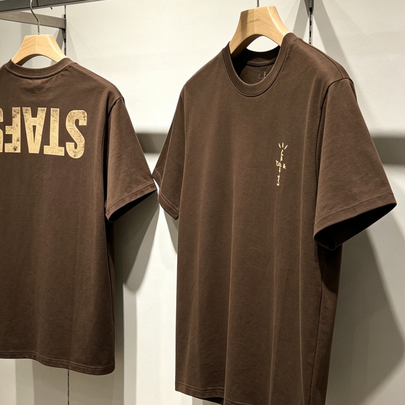Letnie brązowe koszulki Cactus – Cactus Jack Tee recenzja i cena